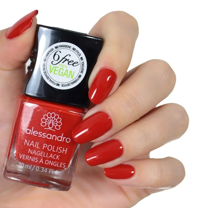 Alessandro lak za nokte 907 Ruby Red, 10 ml