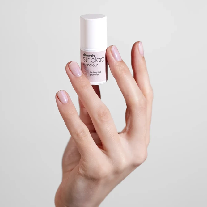 Striplac UV Colour Baby Pink Shimmer, 6,5 ml
