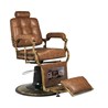 Brijačka stolica Boss Old Leather, svijetlo smeđa