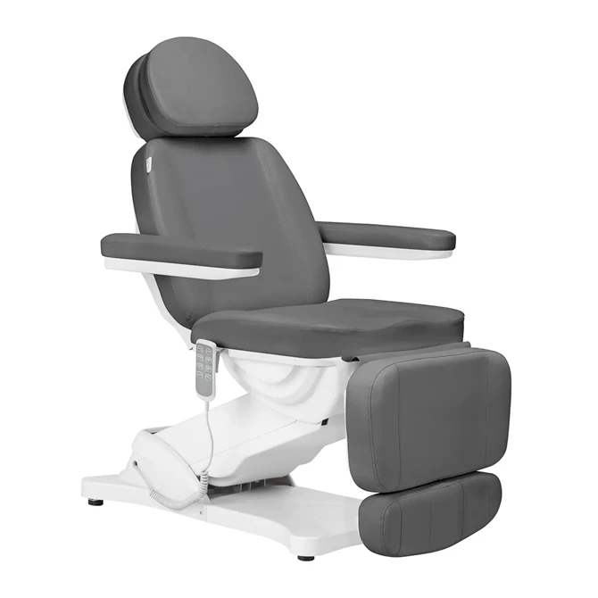 Električna kozmetička stolica SILLON CLASSIC, 4 motora, siva