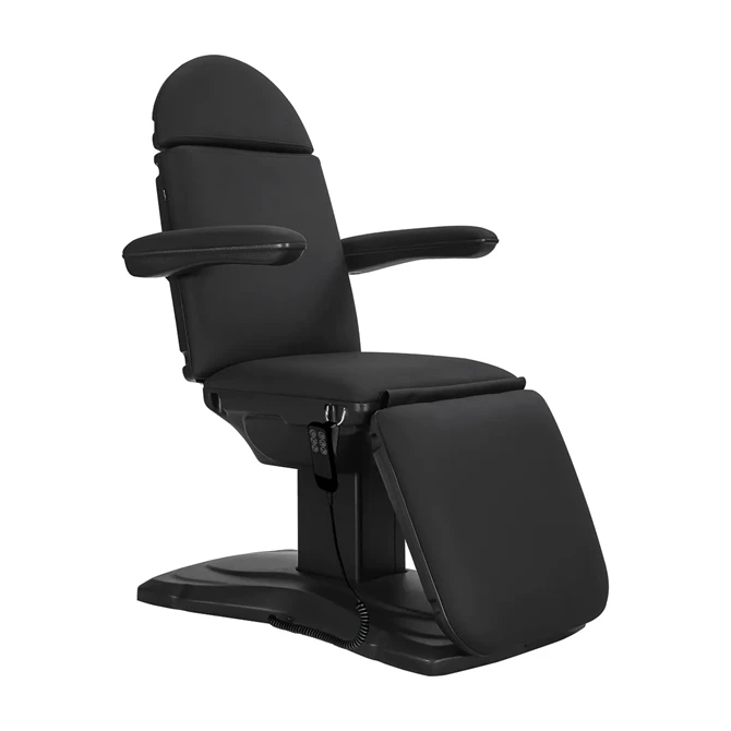 Električna kozmetička stolica SILLON Eclipse, 3 motora, crna
