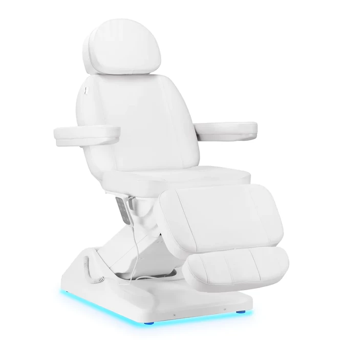 Električna kozmetička stolica SILLON Luxury, 3 motora, bijela