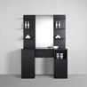 Frizerska radna jedinica SALON STATION BRIDGE, crna