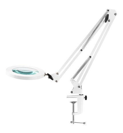 Led stolna lampa sa povećalom GLOW 308, bijela