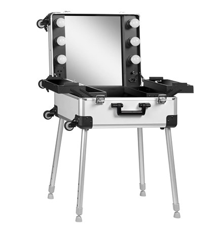 Make up kofer T-27, srebrni