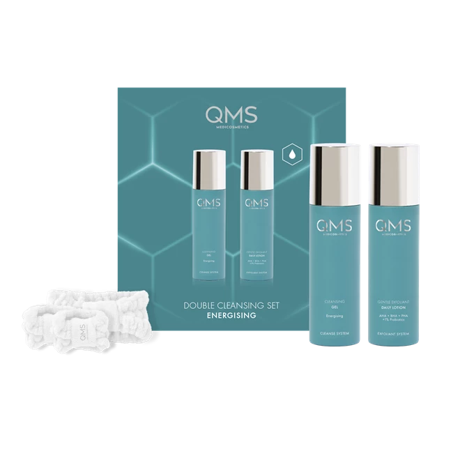 QMS Energizing Double Cleansing Set, 200 ml x 200 ml 