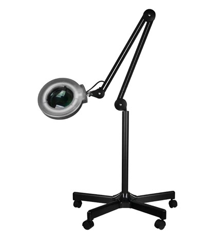 S5 LED lupa + tronožac, crna