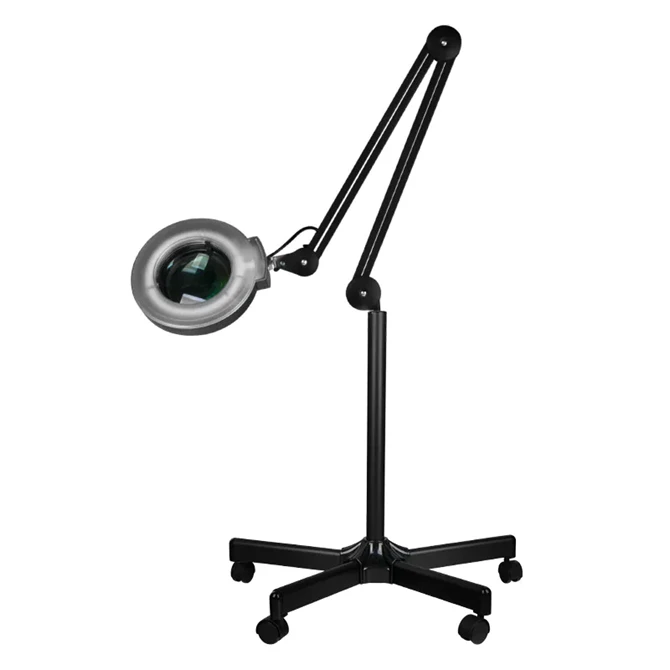 S5 LED lupa + tronožac, crna