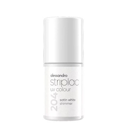 Striplac UV lak za nokte Satin White Shimmer 6,5 ml