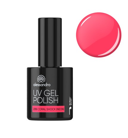 Uv Gel Polish Coral Shock NEON, 10 ml