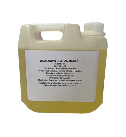 Bio SPA ulje za masažu ( badem ) 3000 ml