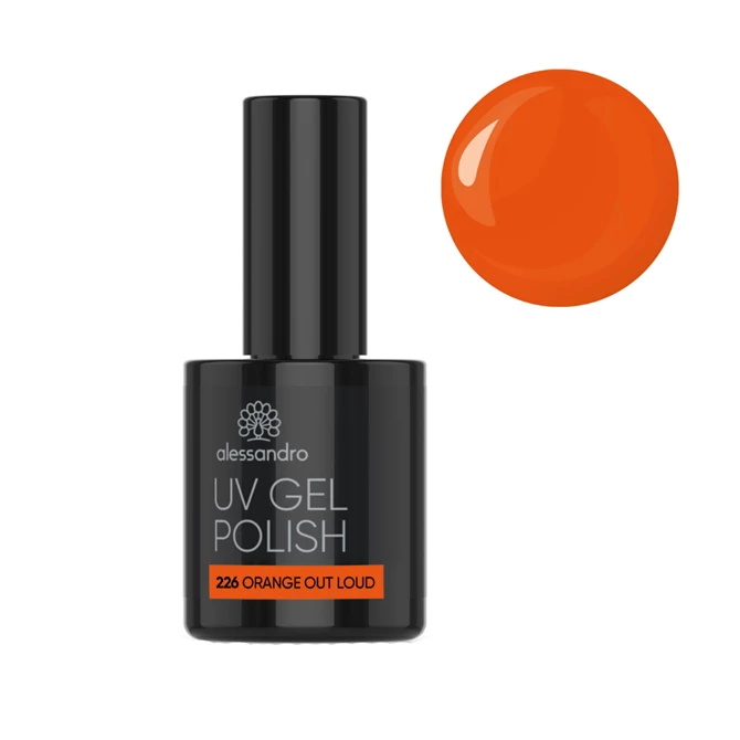 Uv Gel Polish BOLD & BRIGHT Orange Out Loud, 10 ml
